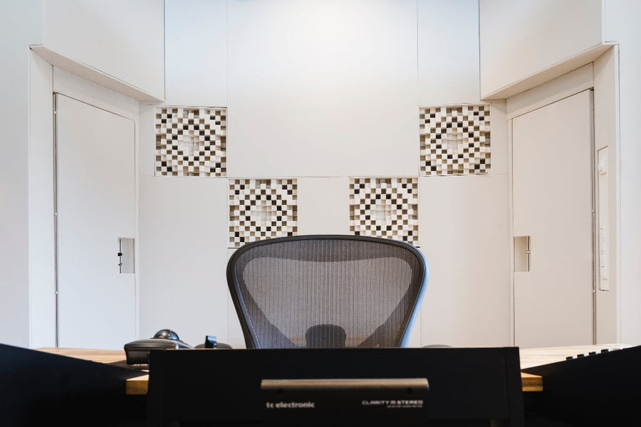mastering room back wall