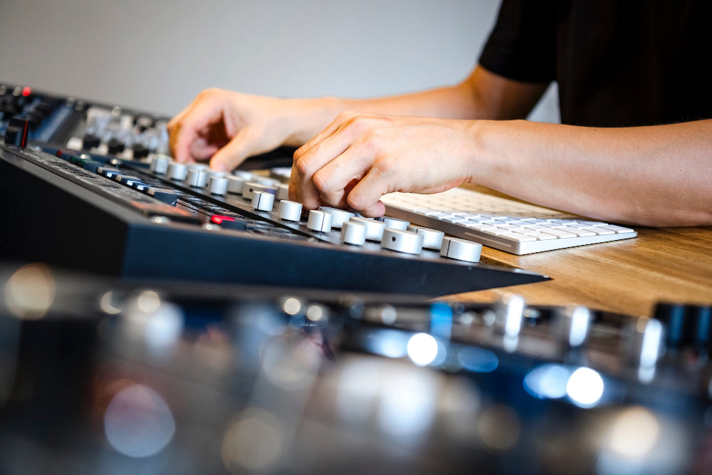 Analog stereo mastering session at Schaltgeraete Studios Berlin

